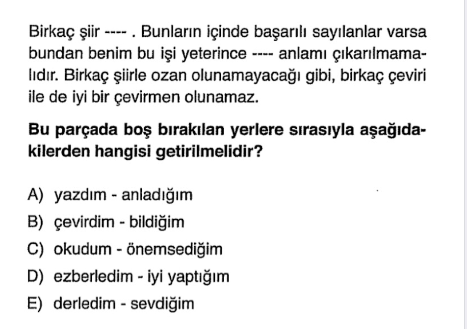 Soru Görseli